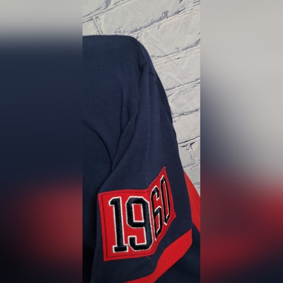 NWT Klew NFL Apparel New England Patriots Polo Shirt 60 Anniv Football sz Large - Picture 10 of 11